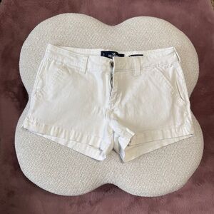 Hollister Women's White Shorts